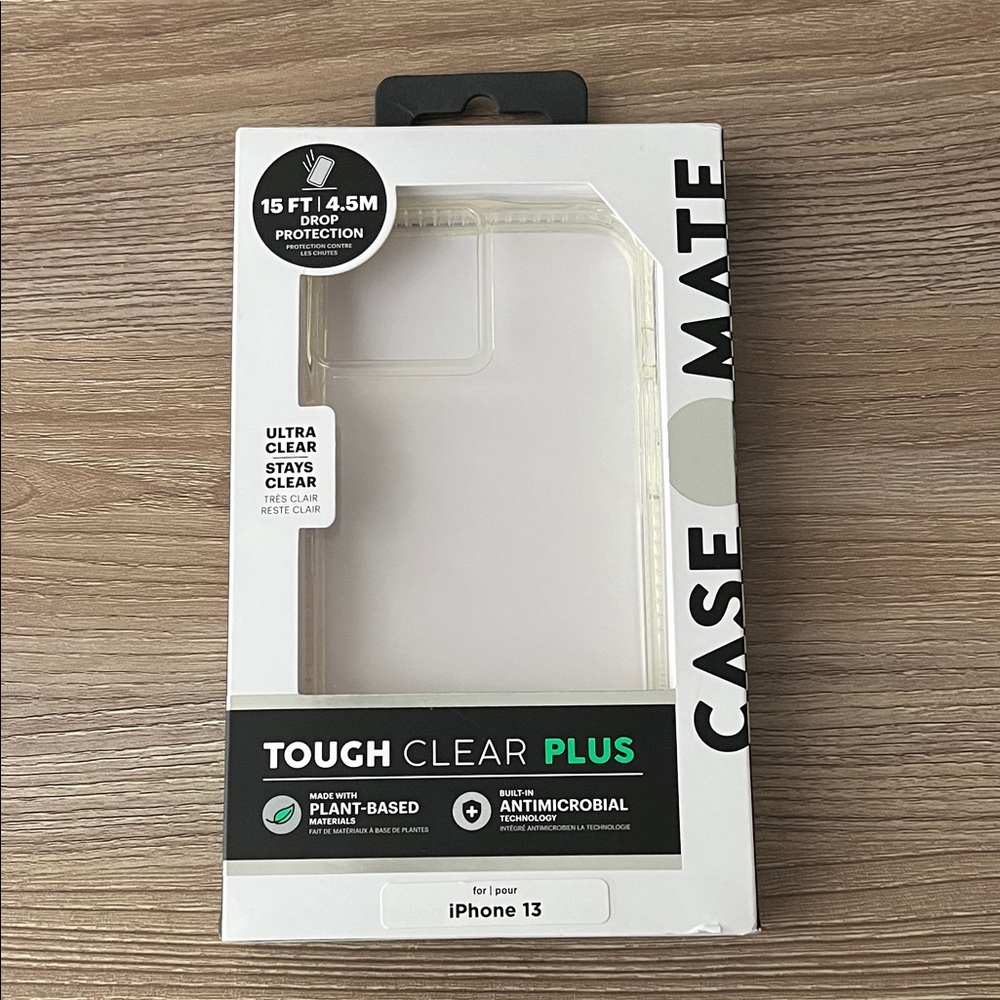 case-mate Tough Clear Plus Clear Phone Case for iPhone 13